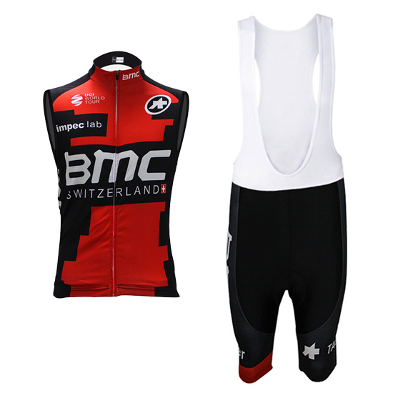 Gilet antivento BMC 2017 rojo